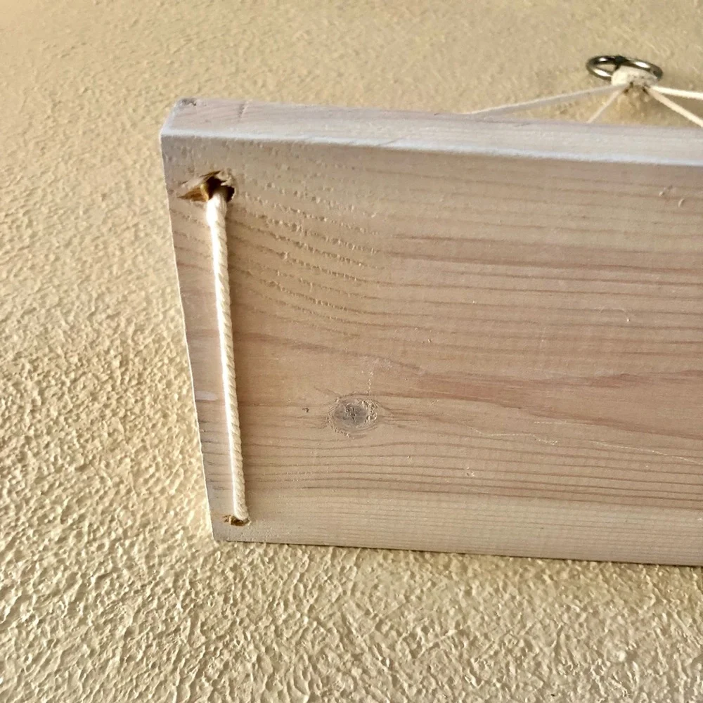 Hand crafted whitewashed reclaimed wood, shelf